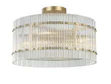 Люстра потолочная 10225+5/PL Newport прозрачная на 10 ламп, основание латунь в стиле американский современный классический Люстра потолочная 10225+5/PL Newport прозрачная на 10 ламп, основание латунь в стиле американский современный классический