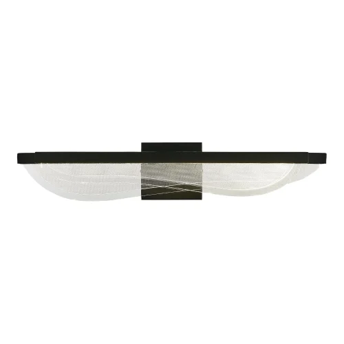 Бра LED Fesale SL6509.401.01 ST-Luce прозрачный на 1 лампа, основание чёрное в стиле современный 