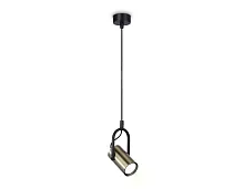 Светильник подвесной TA13198 Ambrella light бронзовый 1 лампа, основание чёрное в стиле современный хай-тек 