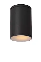 Светильник накладной TUBIX 27870/01/30 Lucide чёрный 1 лампа, основание чёрное в стиле современный круглый