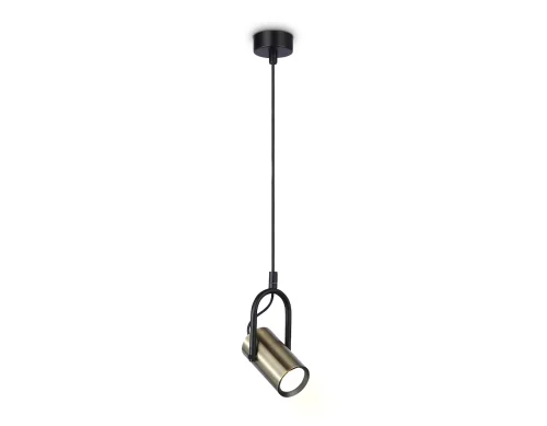 Светильник подвесной TA13198 Ambrella light бронзовый 1 лампа, основание чёрное в стиле современный хай-тек 