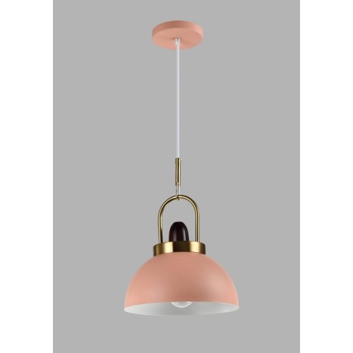 Светильник подвесной Ravenna V10449-1P Moderli розовый 1 лампа, основание розовое в стиле лофт  фото 3
