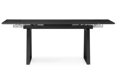 Керамический стол Джек 140(200)х80 черный мрамор shakespeare black / черный 612900 Woodville столешница чёрная из керамика фото 6 Керамический стол Джек 140(200)х80 черный мрамор shakespeare black / черный 612900 Woodville столешница чёрная из керамика фото 6