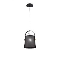Светильник подвесной NORDICA E27 4927 Mantra чёрный 1 лампа, основание чёрное в стиле минимализм современный 