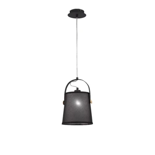 Светильник подвесной NORDICA E27 4927 Mantra чёрный 1 лампа, основание чёрное в стиле современный минимализм 
