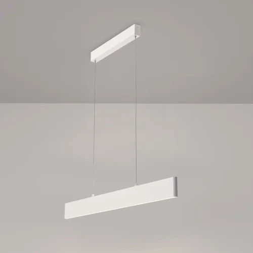 Светильник подвесной LED Step P010PL-L23W4K Maytoni белый 1 лампа, основание белое в стиле хай-тек минимализм линейный фото 3