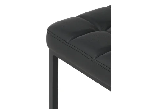 Барный стул Лофт кожзам d6 / черный матовый 432931 Woodville, чёрный/искусственная кожа, ножки/металл/чёрный, размеры - ****350*350 фото 5