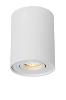 Светильник накладной TUBE 22952/01/31 Lucide белый 1 лампа, основание белое в стиле современный круглый
