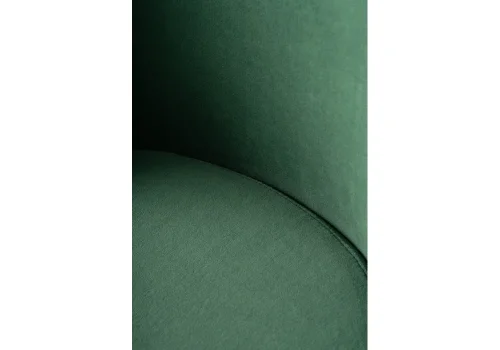 Барный стул Амизуре катания изумруд / черный матовый 459858 Woodville, зелёный/велюр, ножки/металл/чёрный, размеры - ****480*530 фото 7