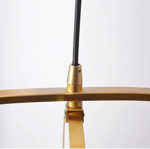 Светильник подвесной ARVET вертикальный Золото 179642-26 ImperiumLoft золотой 1 лампа, основание чёрное в стиле современный лофт  фото 12