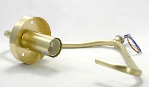 Бра Arlington GRLSP-8102 Lussole прозрачный на 1 лампа, основание матовое золото в стиле современный  фото 2