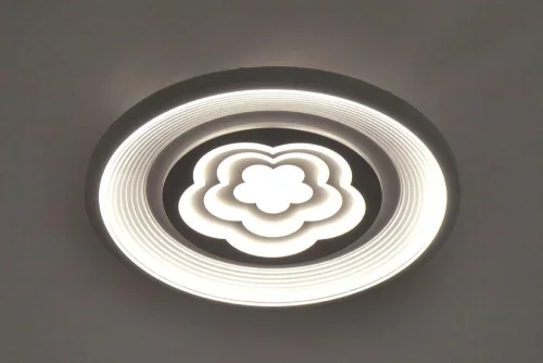 Светильник потолочный LED с пультом 10229/S LED Escada серый 1 лампа, основание серое в стиле современный с пультом фото 2