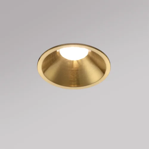 Светильник точечный Nova 359853 Novotech бронзовый на 1 лампу, основание бронзовое в стиле хай-тек круглый фото 8