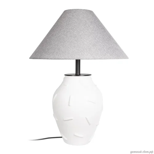 Настольная лампа Euphoria 10287T LOFT IT серая 1 лампа, основание белое керамика в стиле классический современный 