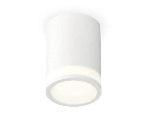 Светильник накладной Techno spot XS7421021 Ambrella light белый 1 лампа, основание белое в стиле хай-тек модерн круглый