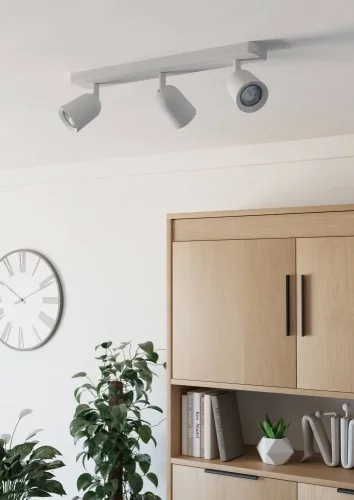 Спот с 3 лампами Camaldoli 901947 Eglo белый GU10 в стиле современный фото 3 Спот с 3 лампами Camaldoli 901947 Eglo белый GU10 в стиле современный фото 3