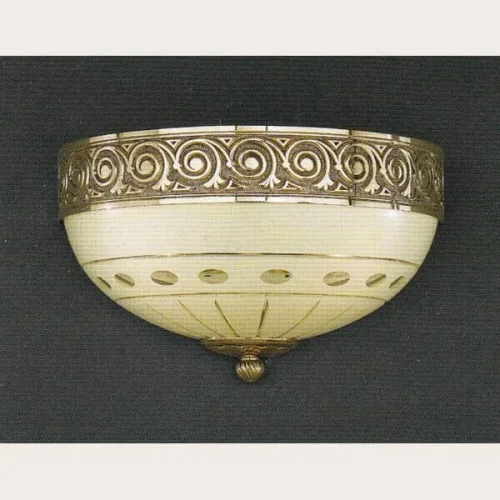 Бра A 7114/2  Reccagni Angelo бежевый на 2 лампы, основание золотое в стиле классический 