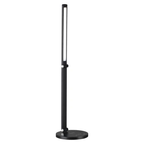 Настольная лампа LED USB Uma 4387/7TL Odeon Light чёрная 1 лампа, основание чёрное металл в стиле хай-тек беспроводная зарядка фото 4
