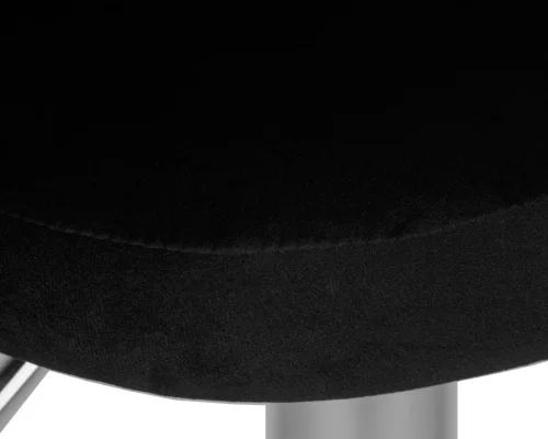 Стул барный 3036-LM MILANA, цвет сиденья черный велюр (MJ9-101), цвет основания хромированная сталь Dobrin, чёрный/велюр, ножки/металл/хром, размеры - 910*1120***480*470 фото 7
