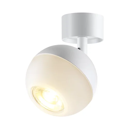 Светильник накладной Garn 370812 Novotech белый 1 лампа, основание белое в стиле современный круглый фото 4