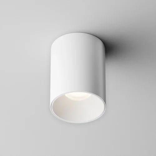 Декоративная рамка-отражатель для накладных светильников серии Alfa LED Ring8-10W-RD-W Maytoni на 1 , основание белое в стиле хай-тек современный фото 2