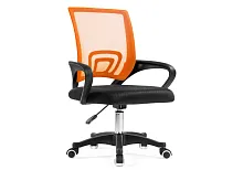 Компьютерное кресло Turin black / orange 15432 Woodville, чёрный оранжевый/ткань, ножки/пластик/чёрный, размеры - *900***600*