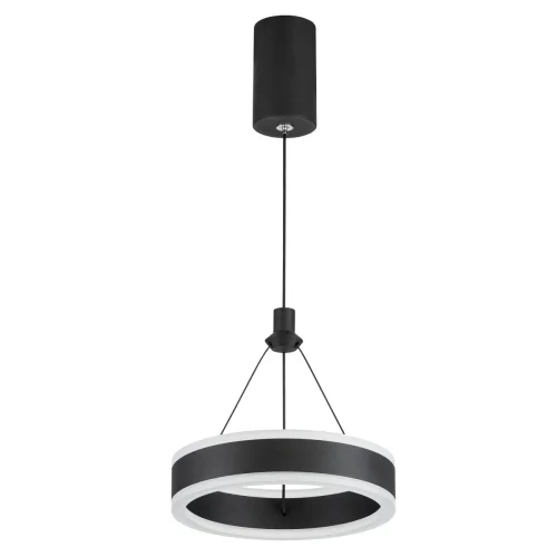 Светильник подвесной LED Дуэт CL719011 Citilux чёрный 1 лампа, основание чёрное в стиле современный хай-тек  фото 4