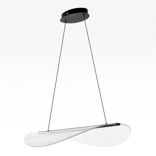 Светильник подвесной LED с пультом Skatt CL213131 Citilux прозрачный на 1 лампу, основание чёрное в стиле современный хай-тек с пультом фото 6