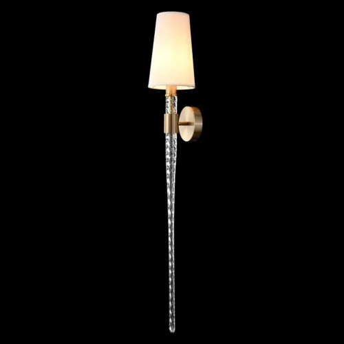 Бра LUMINOUS AP1 BRASS Crystal Lux белый на 1 лампу, основание латунь в стиле классический фото 2 Бра LUMINOUS AP1 BRASS Crystal Lux белый на 1 лампу, основание латунь в стиле классический фото 2