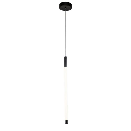Светильник подвесной LED Vettore V000040L Indigo прозрачный 1 лампа, основание белое в стиле минимализм трубочки