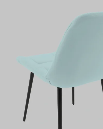 Стул Флекс N велюр светло-голубой УТ000041300 Stool Group, голубой/велюр, ножки/металл/чёрный, размеры - *830**** фото 7