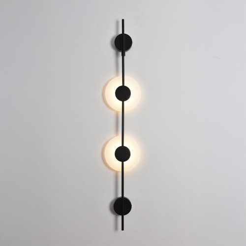 Бра LED Eca 8372/16WL Lumion белый на 1 лампу, основание чёрное в стиле минимализм фото 6