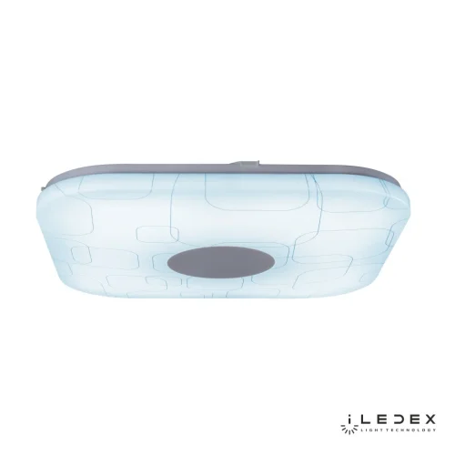Светильник потолочный LED с пультом Cube Cube24W-Square iLedex белый на 1 лампу, основание белое в стиле современный хай-тек с пультом фото 4