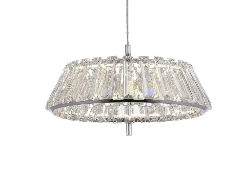 Светильник подвесной LED 8447/S chrome Newport прозрачный на 1 лампу, основание хром в стиле американский современный классический фото 2