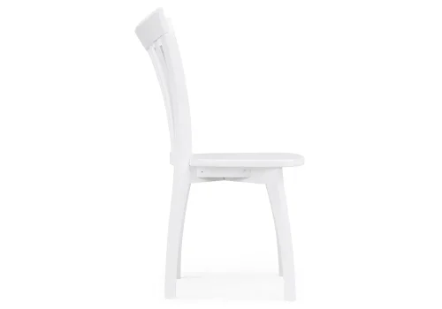 Деревянный стул Лидиос Лайт белый 515980 Woodville, белый/массив бука, ножки/массив бука дерево/белый, размеры - ****430*600 фото 3