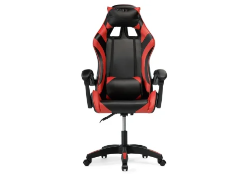 Кресло игровое Rodas black / red 62 15242 Woodville, красный/искусственная кожа, ножки/пластик/чёрный, размеры - *1310***670*600 фото 3