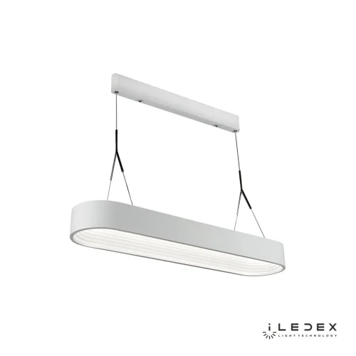 Светильник подвесной LED Bend 8330E-WH iLedex белый 1 лампа, основание белое в стиле хай-тек современный  фото 2