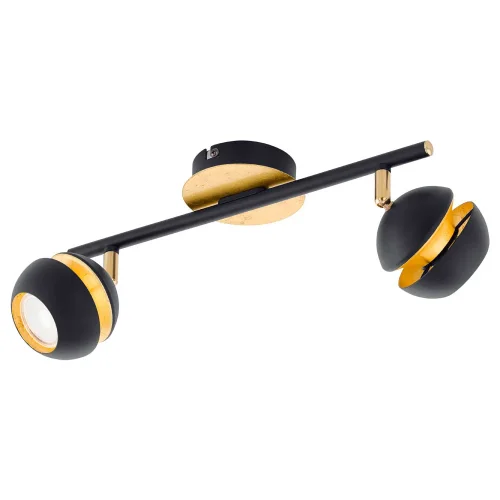 Спот с 2 лампами LED NOCITO 95483 Eglo золотой GU10 в стиле современный 