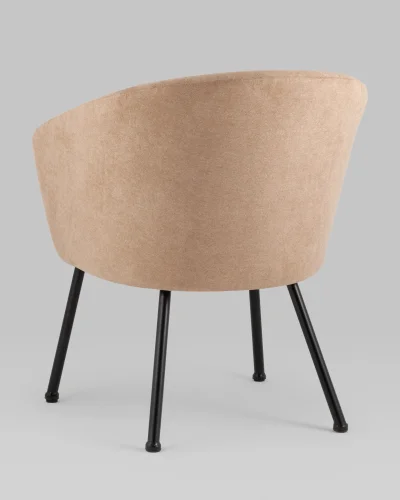 Кресло Декстер New, бежевый УТ000038603 Stool Group, бежевый/ткань, ножки/металл/чёрный, размеры - *****мм фото 5