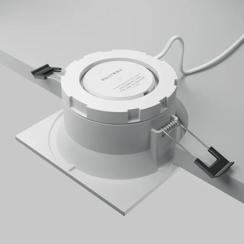 Светильник точечный Share DL126-GX53-SQ-W Maytoni белый на 1 лампу, основание белое в стиле современный квадратный фото 3