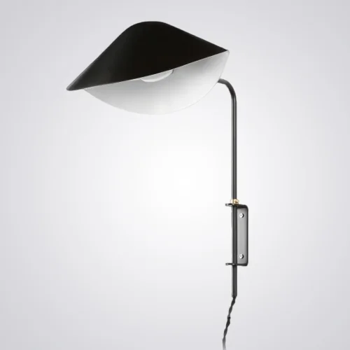 Бра Mouille 74413-22 ImperiumLoft чёрный на 1 лампа, основание чёрное в стиле минимализм современный 