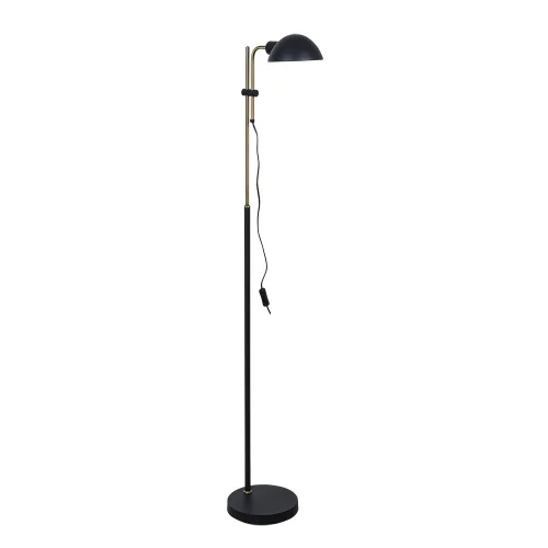 Торшер Zetta A7055PN-1BK Arte Lamp чёрный на 1 лампу, основание чёрное в стиле лофт современный 