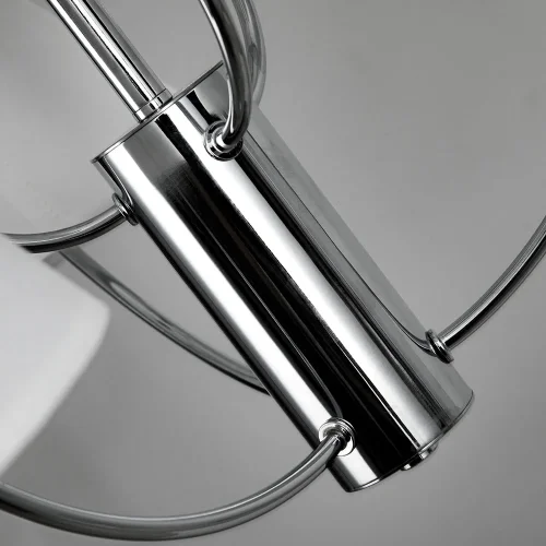 Люстра подвесная Rondo A4086LM-6CC Arte Lamp белая на 6 ламп, основание хром в стиле современный фото 4