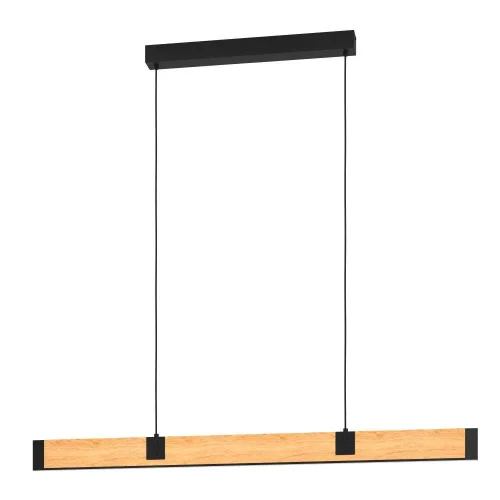 Светильник подвесной LED dimm Caminarro 390225 Eglo бежевый на 1 лампу, основание чёрное в стиле лофт современный Светильник подвесной LED dimm Caminarro 390225 Eglo бежевый на 1 лампу, основание чёрное в стиле лофт современный