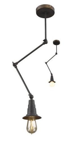 Светильник подвесной Spider 1476-1P Favourite без плафона 1 лампа, основание коричневое в стиле лофт 