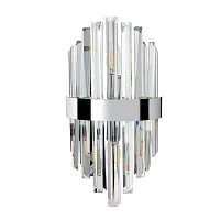 Бра Fedelta A1068AP-2CC Arte Lamp прозрачный на 2 лампы, основание хром в стиле современный 