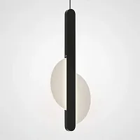 Светильник подвесной MARENA C Черный 189514-26 ImperiumLoft белый 1 лампа, основание чёрное в стиле лофт современный 