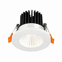 Светильник точечный LED St704 ST704.548.10 ST-Luce белый 1 лампа, основание белое в стиле современный хай-тек 