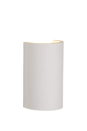 Бра  GIPSY 35200/18/31 Lucide белый на 1 лампа, основание хром в стиле современный 