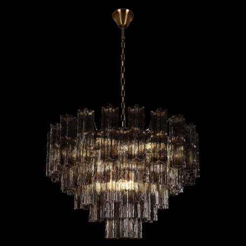 Люстра подвесная Мурано / Murano 10580/800 Smoke LOFT IT дымчатая на 18 ламп, основание бронзовое в стиле арт-деко современный фото 2 Люстра подвесная Мурано / Murano 10580/800 Smoke LOFT IT дымчатая на 18 ламп, основание бронзовое в стиле арт-деко современный фото 2